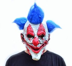 Acid Tactical Scary Creepy Halloween Clown Evil Latex Mask - Red Haired Clown - £14.70 GBP