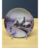 Silent Night 1996 Thomas Kinkade’s Enchanted Seasons Mini Plate - €13,75 EUR