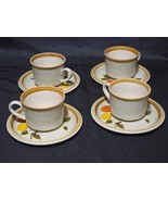 Vintage MIKASA Stone Manor TEMPTING Coffee / Tea Cup And Saucer F5812 - ... - $19.78