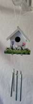 7 Inches Long Birdhouse Wind Chimes Flowers Spring Cute Decorative Porch... - £11.59 GBP