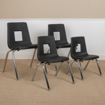 Advantage Black Student Stack School Chair - 12-inch - £71.67 GBP+