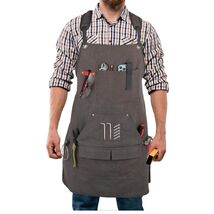 Professional Quality Adjustable Tool Apron with Reinforced Pockets - 9 P... - $44.50