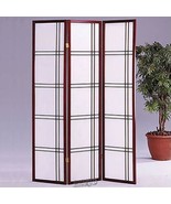 Venetian Worldwide Shoji Screen Room Divider 3-Panels Cherry And White 5... - $189.99