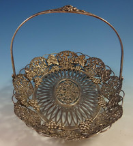 Theodore Starr Sterling Silver Basket with Cherubs and Grapes #2296 (#1326) - £1,400.20 GBP