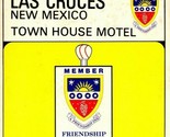 Las Cruces NM Town House Motel 9x4 Friendship Inn UNP Vtg Chrome Postcard  - £10.47 GBP