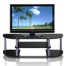 Contemporary Grey and Black TV Stand - Fits up to 42-inch TV - £97.28 GBP
