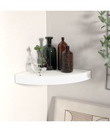 Corner Shelf White Honeycomb MDF Small Wall mounting - $106.33 CAD