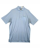 Footjoy Men&#39;s L Polo Shirt Athletic Fit Isleworth Golf Club Blue Green D... - $520.89 MXN