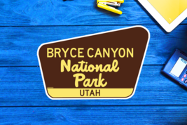 Bryce Canyon National Park Utah Sticker 3.75&quot; Vinyl Decal Forest UT Truc... - £4.33 GBP