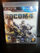 Socom 4: U.S. Navy Sea Ls (Sony Play Station 3, 2011) PS3 Game Complete w/MANUAL - £14.15 GBP