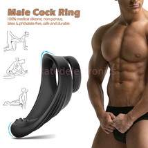 Male Prostate Massager Anal Butt Stimulator Penis Cock Ring Sex Toys Men Couples - £6.77 GBP