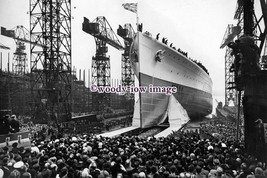 rs1075 - Launching of Royal Navy Warship - HMS Prince of Wales - print 6x4&quot; - £2.20 GBP