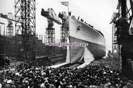 rs1075 - Launching of Royal Navy Warship - HMS Prince of Wales - print 6x4&quot; - $2.80