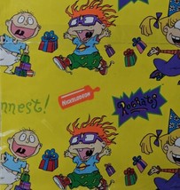 Vintage American Greetings Gift Wrap Paper 90s Rugrats Nickelodeon A37 - £10.11 GBP