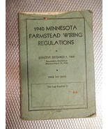1940 Minnesota farmstead wiring regulations book ten cents vintage agric... - €17,41 EUR