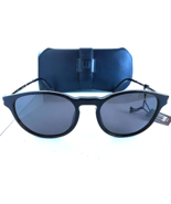 New Polarized Dunhill SRDH006 700P Black 52mm Round Men&#39;s Sunglasses G - £119.54 GBP
