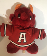 Hot Stuff Russ Plush Toy Stuffed Animal Arizona Red Devil - $9.89
