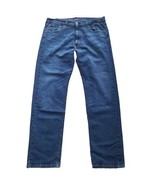 Levis 505 Regular Fit Jeans Mens Size 38 x 32 Blue Dark Wash - £10.26 GBP