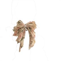 Vintage Elastic Ribbon Dot Floral Print Girls Bow Hair Rope Ties Hairbands Ponyt - £9.34 GBP