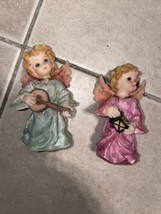 2 Resin Angel Figures See Pictures - £4.67 GBP