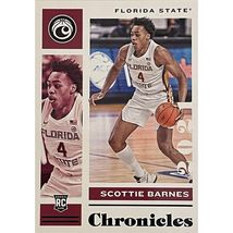 Scottie Barnes* RC 2021 Panini Chronicles #7 FSU/NBA - NBA Toronto Rapto... - $4.94