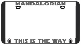 This Is The Way Mandalorian Assorted License Plate Frame Color - £6.25 GBP