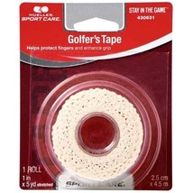 Mueller Golfer&#39;s Grip Tape 1&quot; x 5 yds Lightweight Tears Easy Custom Appl... - $155.66 MXN