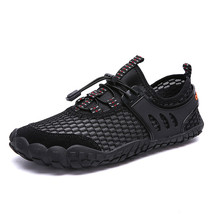 Fisherman Hiking Shoes Men&#39;s Casual Waterproof Mesh Breathable Anti-Slippery Wat - £24.25 GBP