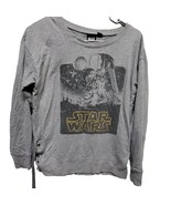 Star Wars Shirt Womens Size M Long Sleeves Ties On Sides - £10.37 GBP