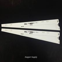 (Lot of 2) IKEA BOAXEL Bracket White 15 ¾"  604.487.33 - $18.99