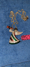 New Betsey Johnson Necklace Angel Horn Christmas Festive Holiday Collectible - £11.98 GBP