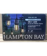 Hampton Bay 24-Light 48 ft. Indoor/Outdoor String Light with S14 LED Bulbs - $13.90