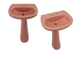 Mexican Talavera Pedestal Sink Handcrafted Ceramic - Pink Strada - - $11,222.06 MXN
