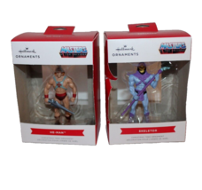 Hallmark He-Man and Skeletor Ornaments Masters of the Universe New in Box MOTU - £14.80 GBP