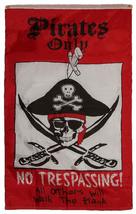 Pirates Only No Trespassing All Others Will Walk The Plank Vertical 3&#39;x5&#39; Rough  - £6.23 GBP