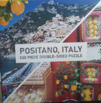 500 Piece Jigsaw Puzzle, Double-Sided , Positano Beach, Amalfi Coast, Italy - $18.69