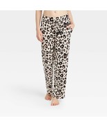 Stars Above Women&#39;s Cozy Leopared Print Sleep Pajama Pants X-SMALL Black... - $428.51 MXN