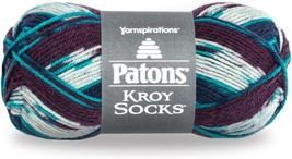 Spinrite Patons Kroy Socks Yarn-Blue Raspberry - $20.32