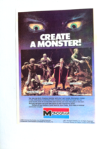 1983 Monogram Models  Color Ad Create A Monster - $7.99