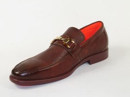 Men's TAYNO Shoes The Caprio L TAYNO leather Bit Loafer Coffee perforated image 3