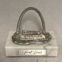 Vintage Paperweight Kiwanis Club Saint Louis Downtown Gateway Arch - £19.57 GBP