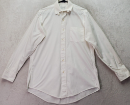 Christian Dior Le Connaisseur Shirt Mens Size 15 Ivory Cotton Collar Button Down - £14.72 GBP