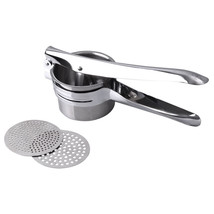 Appetito Stainless Steel &amp; Chrome Potato Ricer - £29.24 GBP