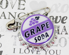 Disney Pixar Up Grape Soda Cap Pin Ellie Badge - Wedding Prom Engagement Favor - £6.58 GBP