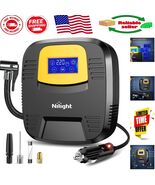 Fast Inflation 12V Air Pump with Digital Pressure Gauge &amp; LED Light for ... - $849.12 MXN