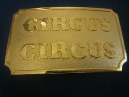 Vintage Metal Belt Buckle CIRCUS CIRCUS (Vegas) [j19e] - £11.38 GBP
