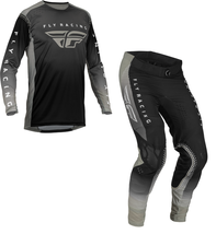 New Fly Racing Lite Black / Grey Dirt Bike Adult MX Motocross Moto Gear - £180.84 GBP
