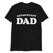 Accountant Dad CPA Job Accounting Title Retro Style Graphic Short-Sleeve T-Shirt - £20.86 GBP