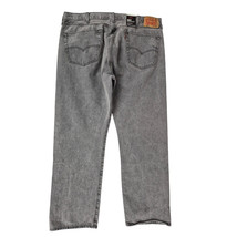 NWT Levi&#39;s 501 &#39;93 Straight Jeans Black Acid Wash Button Fly Sz 44 x 32 - $53.46