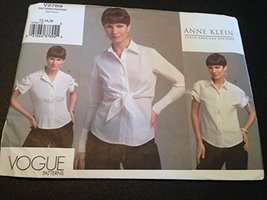 Vogue V2789 Sewing Pattern, Misses' Shirt, Size 12,14,16, Anne Klein - £9.40 GBP